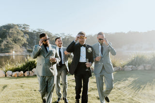 Coordinating the Groom's Party Suit Colours