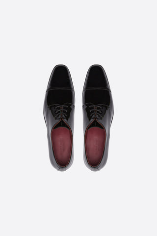 Black Patent Derby