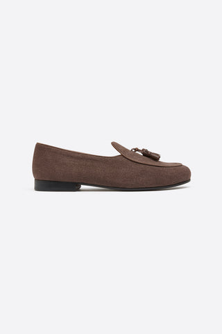 Linen Loafer Shoes