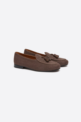Linen Loafer Shoes