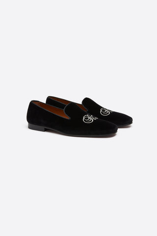 Belgian Velvet Loafer Shoes