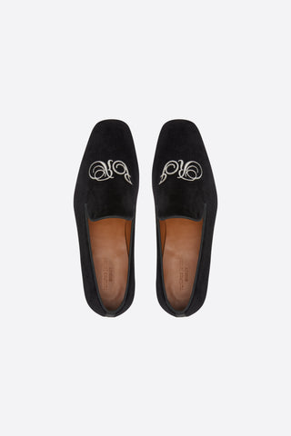 Belgian Velvet Loafer Shoes