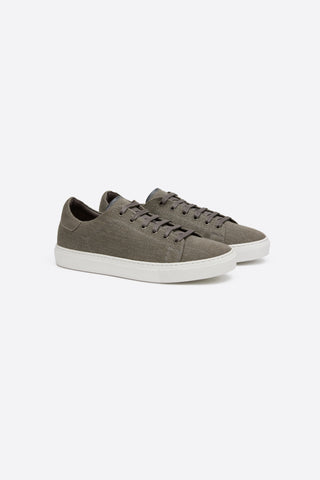 Grey Linen Sneakers