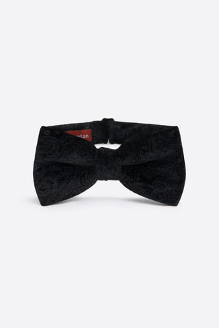 Velvet Bow Tie - Black