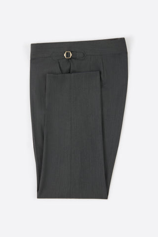 Merino wool Herringbone pant - Grey