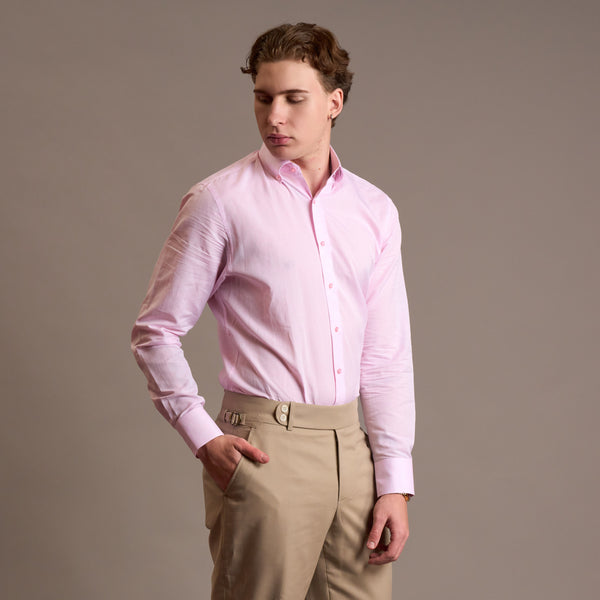 Classic Linen shirt pink