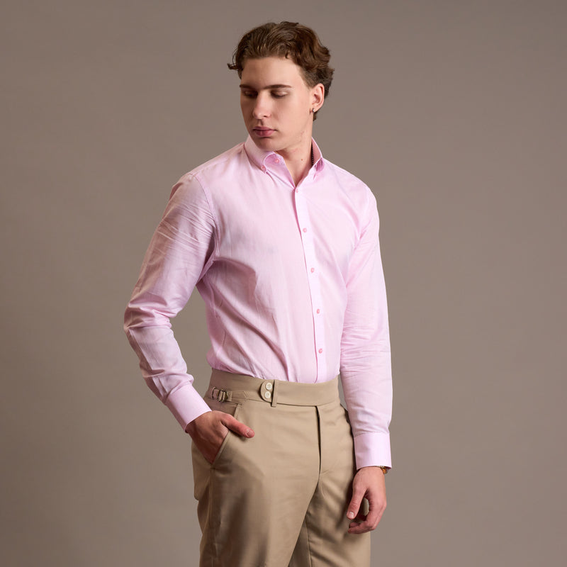 Classic Linen shirt pink