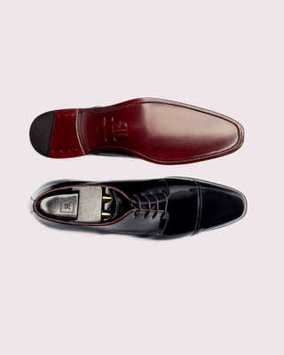 Black Patent Derby