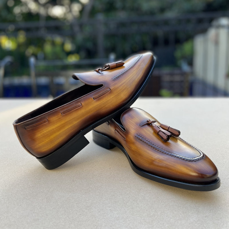 Mid brown patina Liberty Loafer